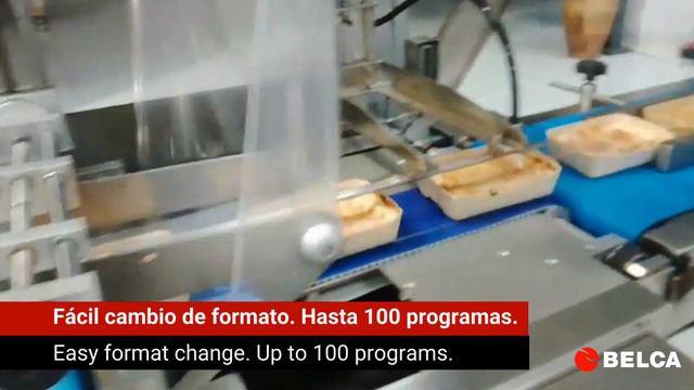 Envasado flow-pack retráctil con alta barrera de precocinados con film muy fino. смотреть онлайн