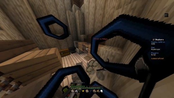 144 fps/MCPE GamePlay SkyWars CubeCraft on PC 1.19.50 MINECRAFT Bedrock.