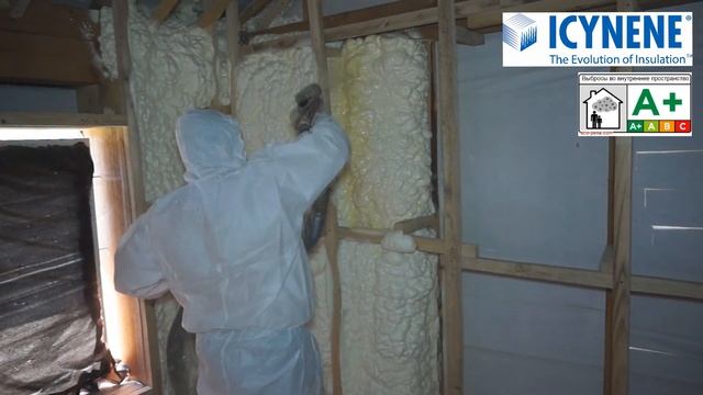 Утепление дома Экопена от Icynene