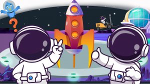 Ракеты на Луне - Космические Головоломки - Логика для детей - Развивающие мультики