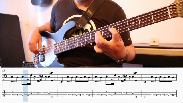 Young Lust - Pink Floyd - Bass Cover with tabs смотреть онлайн