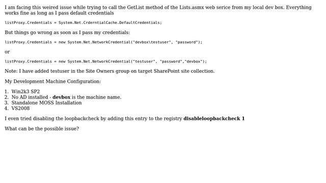 Sharepoint: Getting HTTP 401 Unauthorized error while trying to call Lists.asmx смотреть онлайн