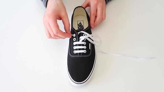 How to Lace Vans Authentic - Bar Lace (5 holes) смотреть онлайн