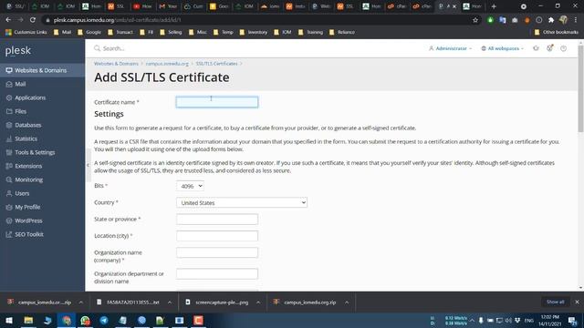 How to install SSL Certificate in Plesk that purchased in other sites. смотреть онлайн