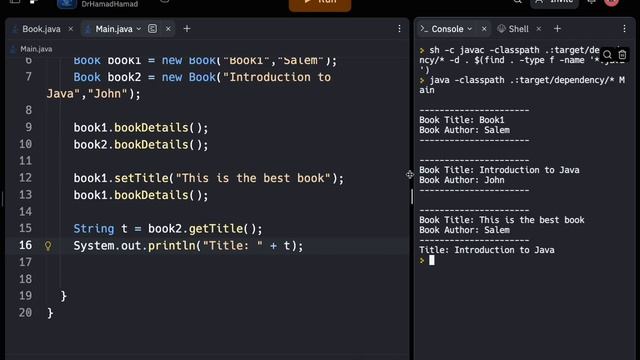 Classes and Objects in Java смотреть онлайн
