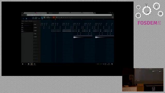 FOSDEM 2017 - GridSound : A free HTML5 Digital Audio Workstation (DAW).mp4 смотреть онлайн