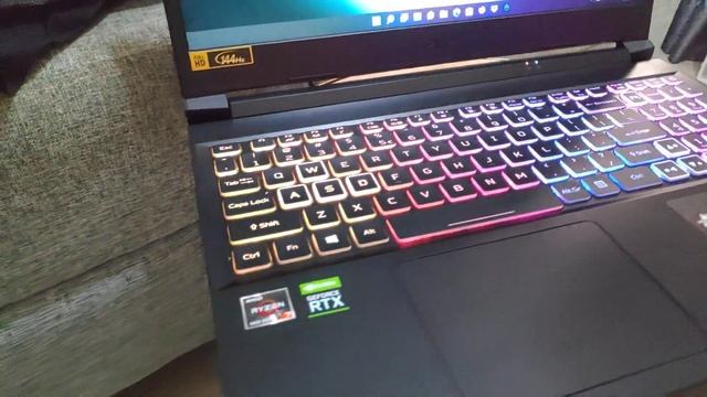 NITRO 5 RTX 3060 RYZEN 7 5800H RAM 16GB SSD 512GB on Reload COMS смотреть онлайн