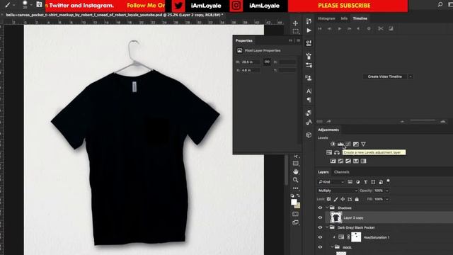 How to make PHOTO REALISTIC t shirt mockups in Photoshop | Tutorial смотреть онлайн