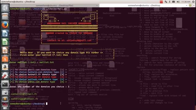 X-visitor | Python - mailChecker script смотреть онлайн