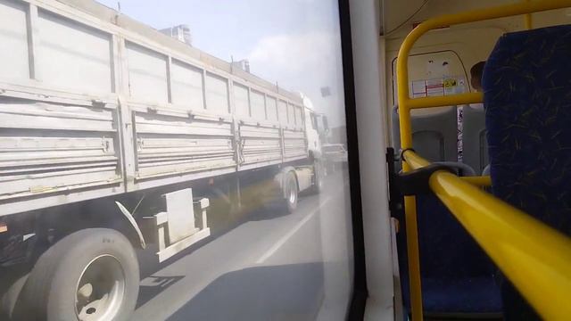 поездка на автобусе Volgabus-5270.G2 (CNG) ( 2022 г.в ), АТ 053 72, маршрут 51 с аудио информатором смотреть онлайн