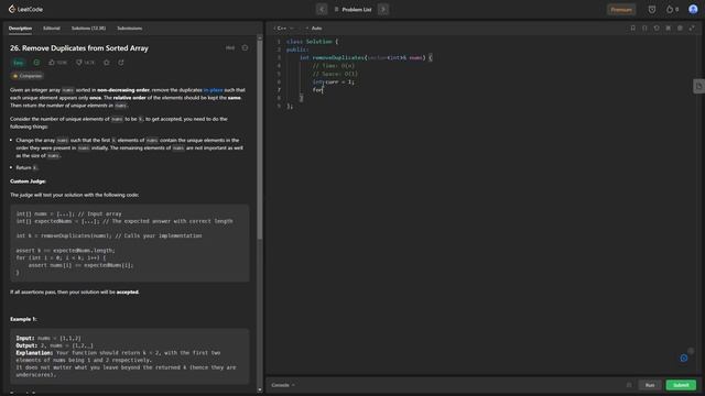 LeetCode Day 9 - Remove Duplicates Of Sorted Array смотреть онлайн