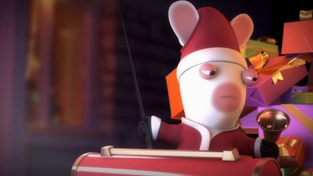 Raving Rabbids Travel in Time - Christmas Delivery trailer [Europe] смотреть онлайн