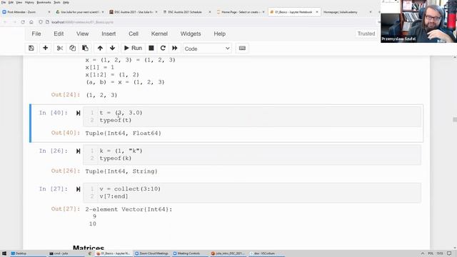 [DSC Austria 2021] Tech Tutorial: Use Julia for your next scientific computing job! by P. Szufel смотреть онлайн