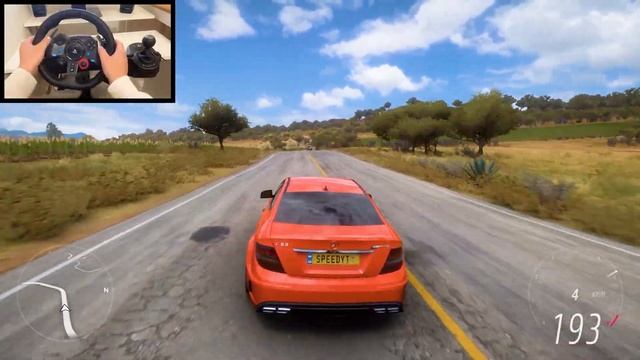 Forza Horizon 5 - Mercedes Benz C63 AMG Black Series | Logitech G29 Gameplay смотреть онлайн