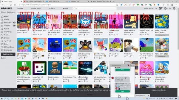 [4K] TUTORIAL ROBLOX VR VIRTUAL DESKTOP [WIRELESSLY]