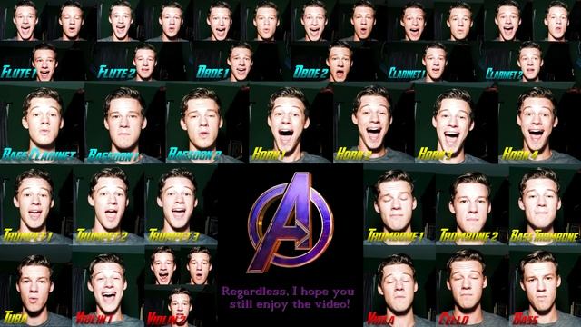I sing the ENTIRE orchestra in the Avengers Theme (Voice Orchestra) смотреть онлайн