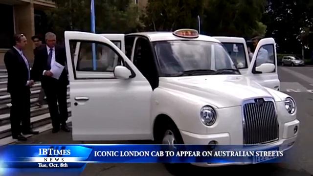 Iconic London Cab To Appear On Australian Streets смотреть онлайн