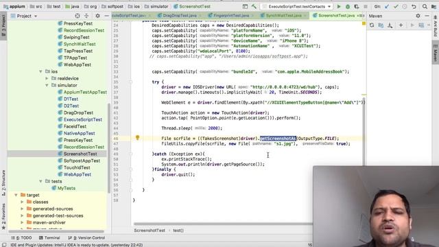 Lecture 23 - Take screenshot of Mobile App in Appium | Save in Image format смотреть онлайн