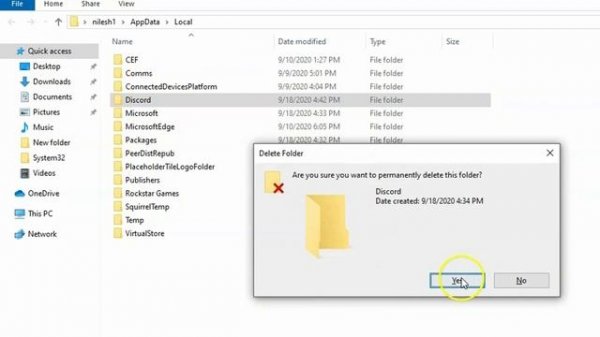 Fixed  -  A Javascript Error occurred in the main process Windows 10