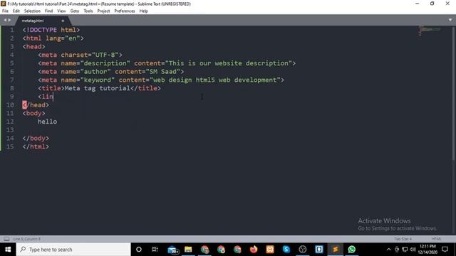 HTML5 Bangla Tutorial Part-24 || ?? Latest 2021 ?? Html metatag смотреть онлайн