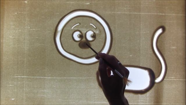 Рисование песком для начинающих Занятие 13 смотреть онлайн