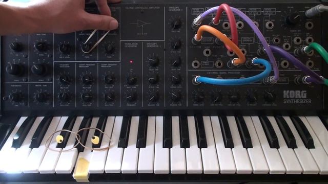 Korg MS-20 Rubberband Jam #korgms20