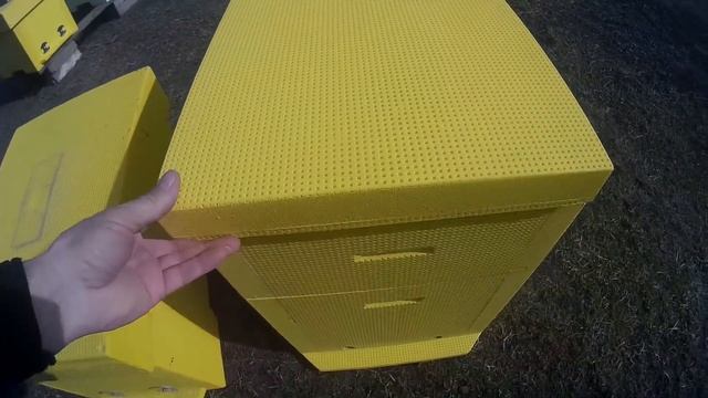 Улей нуклеус ЭППС 8 рамочный сетчатое дно