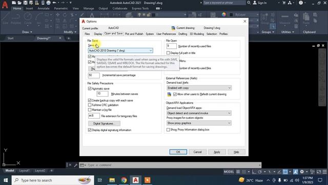AUTOCAD AUTOSAVE IN LOWER VIRSION смотреть онлайн