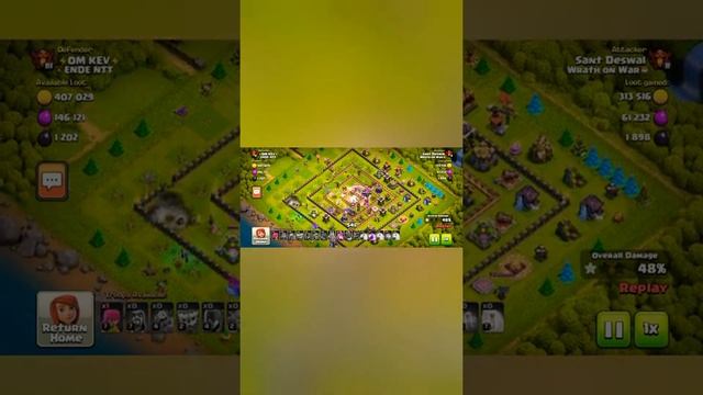 Clash of clans Yetti BoWitch attack strategy #coc #shorts #th13 #sdplayz смотреть онлайн