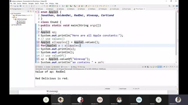 Enumerations session 14 смотреть онлайн