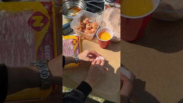 Грибы на мангале 🍄