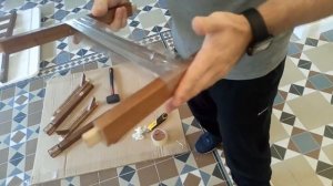 Как склеить стул. Ремонт стула.