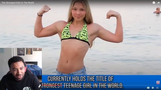 MIGHT BREAK MY THANG OFF! The Strongest Kids In The World REACTION! смотреть онлайн