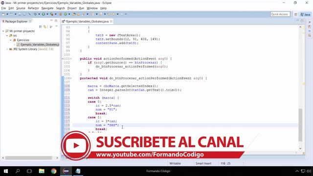 20. Variables Locales y Globales | Curso Java Básico | Eclipse смотреть онлайн