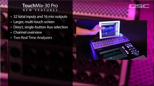 Обзор QSC TouchMix 30 Pro Training 10 N Обзор прошивки TouchMix 8 16 V3 0