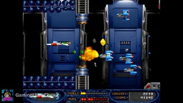 Retro Pixel Shooter | Stargunner | Free DOS Retro Arcade Shoot 'Em Up Gameplay смотреть онлайн