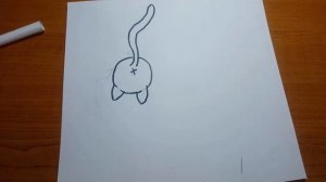 Как сделать кота на пружинке из бумаги своими руками