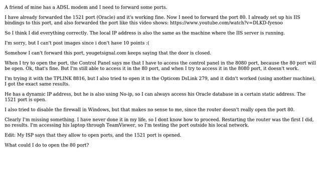 Opening port 80 in router has no results (2 Solutions!!) смотреть онлайн
