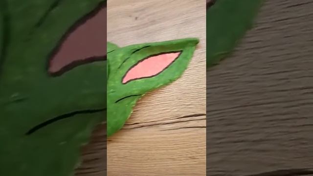 беби ёда или грогу из папье-маше маска_сериал мандолорец кино.