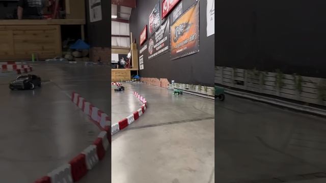 LOOK at my little man drifting his fcx24 smasher monster truck with the big boys! ??? смотреть онлайн