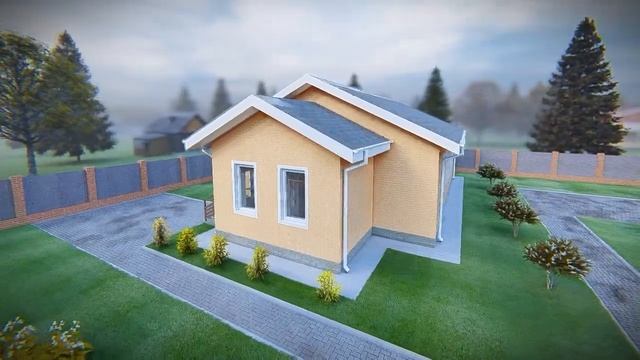 Проектирование и строительство одноэтажного дома по проекту "Еремей", Тюмень смотреть онлайн