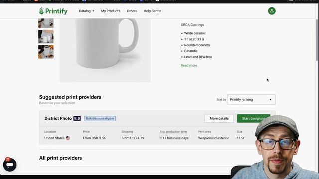 Sell Mugs on Etsy with Printify! Product Review & Tutorial 2023 смотреть онлайн