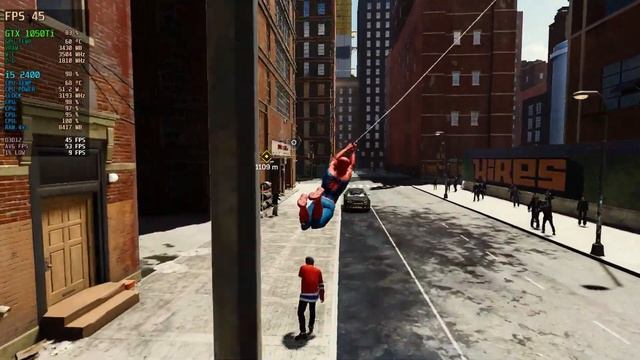 GTX 1050 Ti ft i5 2400│Marvel's Spider Man Remastered - Low, Med, and High 1080p смотреть онлайн