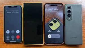 iOS 17 SIRI Triggered WhatsApp Outgoing Calls to Samsung S23U, iPhone 14 PM, Samsung Z Fold4