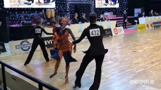 Egor Koznov - Irina Umanskaya RUS | Cha Cha Cha | 1/4 FOC Junior II Latin 2018 смотреть онлайн