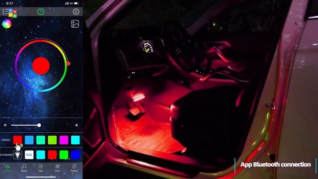 Top 10: Best Interior Car Lights of 2021 / Car Light LED Strip / Music Interior Car Lighting Kit смотреть онлайн