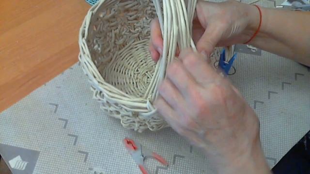 мк ручки и обзор рисунка для корзинки смотреть онлайн