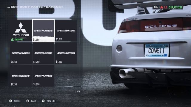 NFS Unbound - Mitsubishi Eclipse GSX Customization | Max Build S+ смотреть онлайн