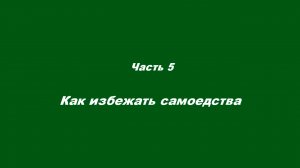 Самоукорение и самоедство. В чём разница?
Часть 5. Как избежать самоедства.