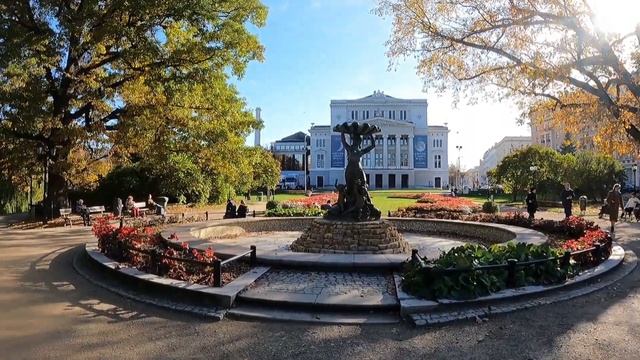 ??ИСТОРИЯ г.РИГА и ПРОГУЛКА по центру города: Бульварное кольцо / Гид Дзинтра расскажет / ЛАТВИЯ смотреть онлайн